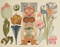 Strong's Book of Designs 1917 Poster Print showcasing classic early 20th-century design.