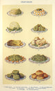 Mrs. Beeton's Cookery Book Vegetables Poster Print featuring vibrant vegetable illustrations.