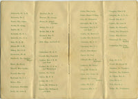 White Star Line Passenger List Booklet Poster Print showcasing vintage maritime history.