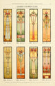 International Art Glass 1914 Poster Print showcasing intricate designs.