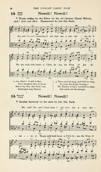 Nowell Nowell 1 The Cowley Carol Book 1922 Poster Print