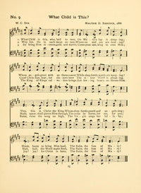 What Child is This Babcock Hymns & Carols 1903 Poster Print