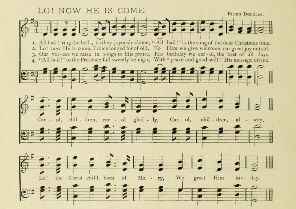 Lo! Now He is Come Christmas in Song & Story Poster Print