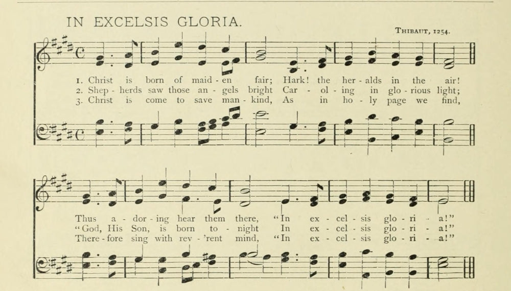 In Excelsis Gloria Christmas in Song 1891-2 Poster Print