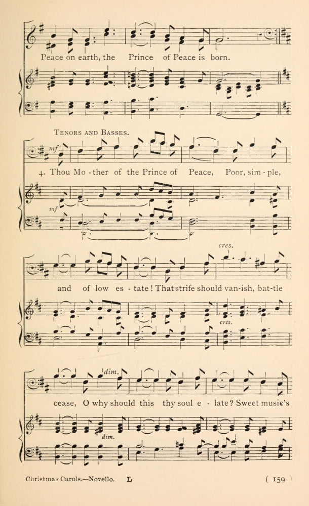 Shepherds Went Their Hasty Way Christmas Carols Poster Print