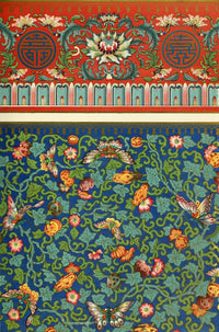 Examples of Chinese Ornament 1867-71 Poster Print showcasing intricate designs.