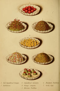 Warne's Model Housekeeper 1882 More Puddings Poster Print showcasing vintage culinary art.