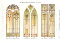 International Art Glass 1924 Poster Print showcasing vibrant colors and intricate design.
