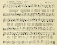 O Thou Joyful Day Christmas in Song 1891 Poster Print