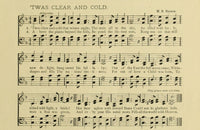 Twas Clear and Cold Christmas in Story & Song 1891 Poster Print
