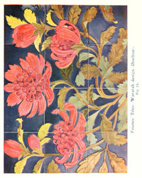 Australian Flora in Applied Art 1915-2 Poster Print showcasing vibrant Australian plants.