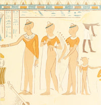 Ancient Egypt Funeral Offerings Vintage Poster Print Artwork