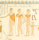 Ancient Egypt Funeral Offerings Vintage Poster Print Artwork