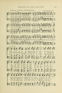 Carol, Carol, Christians Christmas in Song 1891 Poster Print