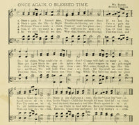 Once Again O Blessed Time Christmas in Song Poster Print (1891)