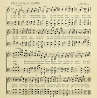 Christmas Dawn Christmas in Song 1891 Poster Print