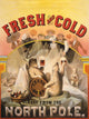A. Hoen & Co. Fresh & Cold Lager Beer vintage poster print from 1877.