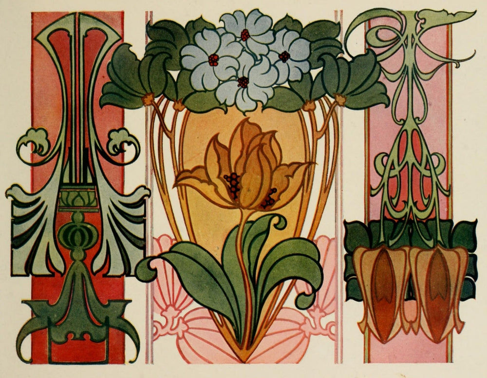 Strong's Book of Designs 1917 Poster Print showcasing intricate designs.
