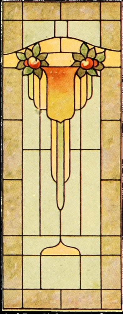 International Art Glass 1914 Poster Print featuring intricate designs and vibrant colors.