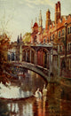Cambridge 1907 Bridge of Sighs Poster Print by William Matthison