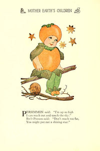 Mother Earth's Children 1914 Persimmon Poster Print by M.T. Ross