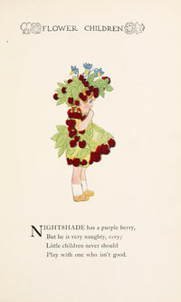 Flower Children 1910 Nightshade Poster Print by M.T. Ross
