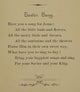 Seven Songs for Eastertide 1886 poster print