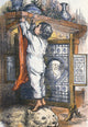 Harper's Weekly 1876 Boy Hanging Stocking Poster Print by Thomas Nast