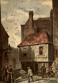 Old London 1900 Old Shop Clare Market Poster Print by Waldo Sergeant