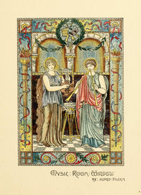 Belcher Mosaic Glass 1886 Poster Print by Alfred Pilgrim featuring intricate mosaic design.