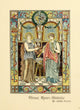 Belcher Mosaic Glass 1886 Poster Print by Alfred Pilgrim featuring intricate mosaic design.