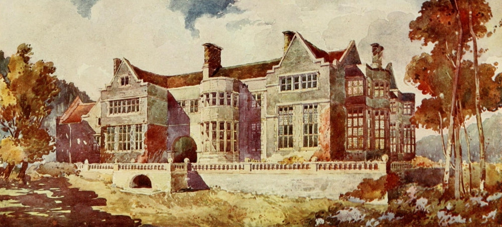 Maesycrugiau Manor Poster Print by Arnold Mitchel capturing the beauty of Carmarthenshire.
