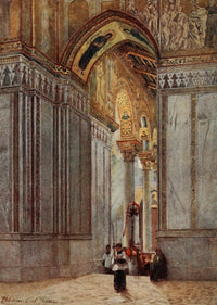 Sicily 1911 Cathedral of Monreale Poster Print by Alberto Pisa