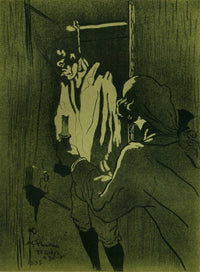 The Hanging art poster print by H. de Toulouse-Lautrec, showcasing vibrant colors and classic design.