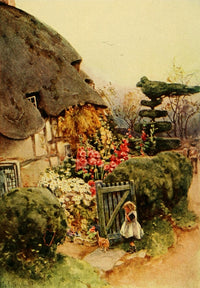 British Highways & Byways 1908 Cottage at Norton near Evesham Poster Print