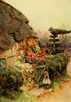 British Highways & Byways 1908 Cottage at Norton near Evesham Poster Print