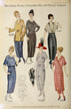 Canadian Home Journal 1920 Fashions Poster Print showcasing vintage fashion styles.