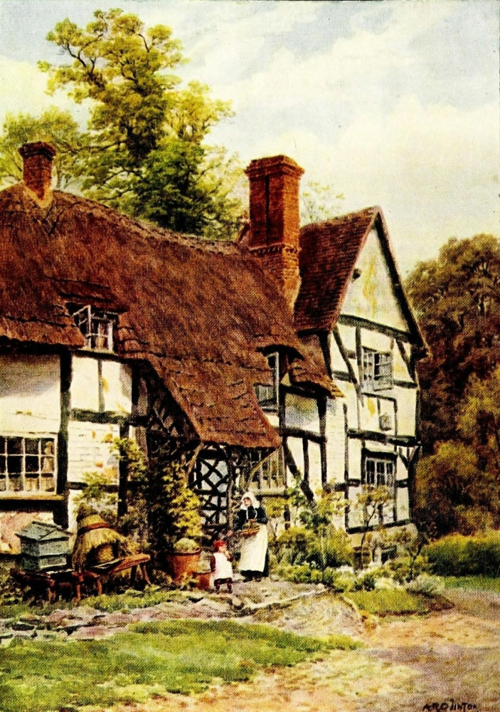 Cottages & Village Life Poster Print by Alfred Quinton