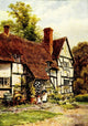 Cottages & Village Life Poster Print by Alfred Quinton