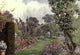 Gardens in Northern Counties 1911 Sundial at Levens Hall Poster Print by Ernest A. Rowe