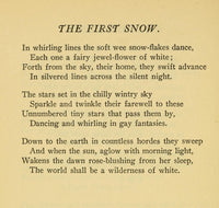 Rosemary 1908 The First Snow Poster Print by Edith Abercrombie Miller