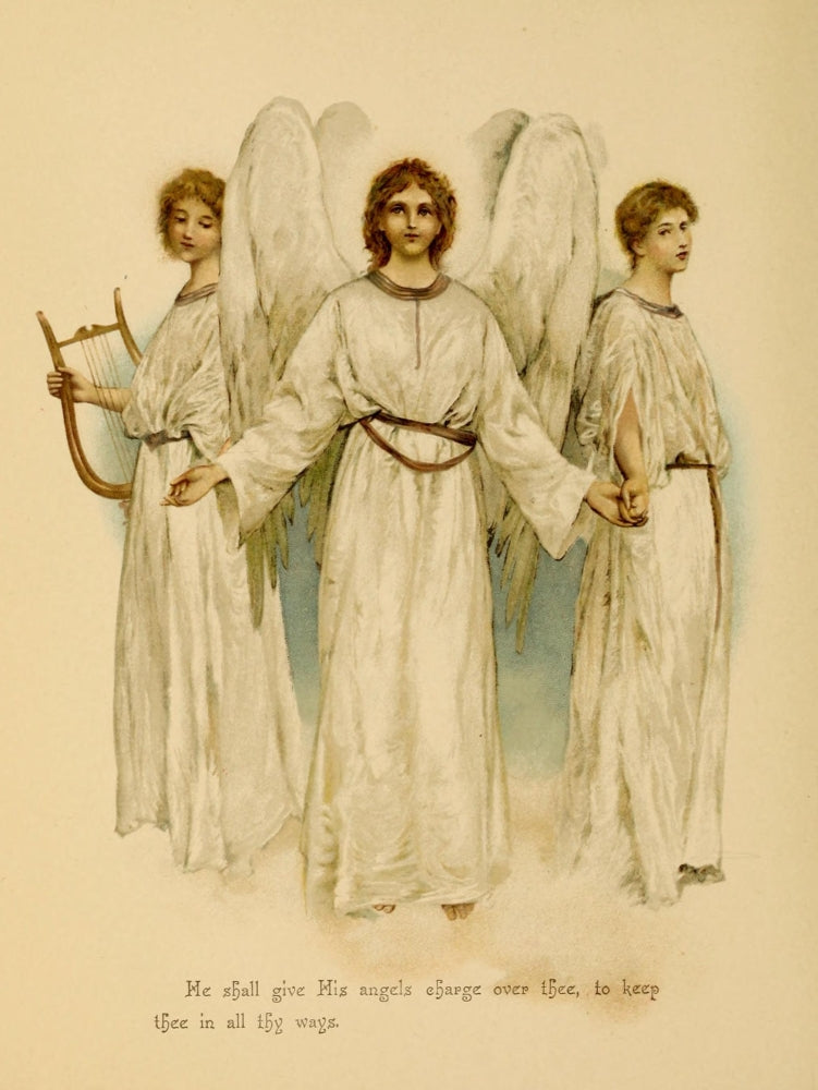 Phillips Brooks's Poems 1890 Angels Poster Print
