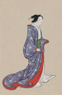 Japanese Woman c.1878 Poster Print showcasing traditional Japanese culture and artistry.