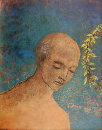 La Couronne Art Print by Odilon Redon 1923