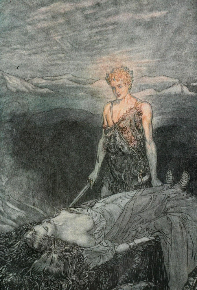 Siegfried 1924 Magical Rapture Poster Print by A. Rackham