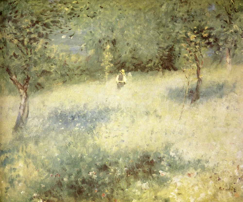 Spring Art Print by Pierre-Auguste Renoir, vibrant impressionist artwork.