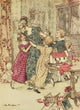 Christmas Carol 1915 Boisterous Group Poster Print by A. Rackham