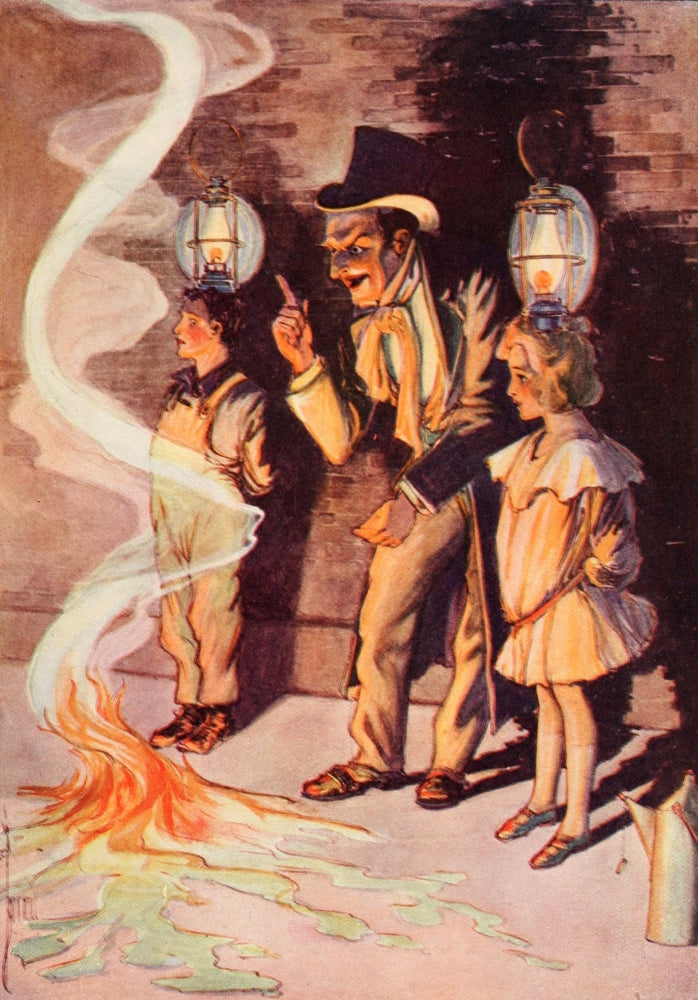 Dorothy & the Wizard in Oz 1908 poster print by John R. Neill