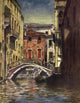 Venice 1912 Osmarin Canal Poster Print by Mortimer Menpes - Beautiful canal scene