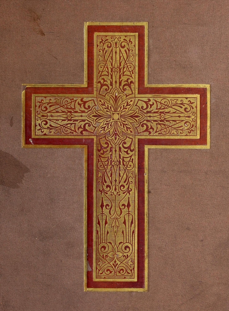 The Cross 1875 Ornate Cross Poster Print showcasing intricate design.